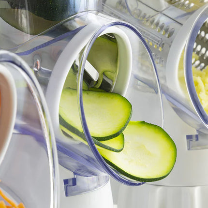 Rivjärn och grönsakshackare med 3 trummor