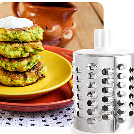 Rivjärn och grönsakshackare med 3 trummor