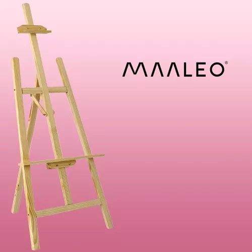 Malerstaffeli i Træ, Justerbart, sammenklappeligt og stabilt