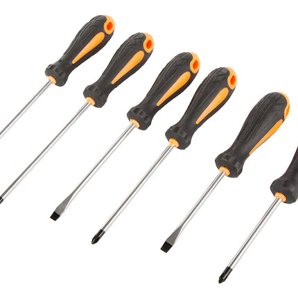 Set med skruvmejslar med magnet - 6 st. Stark