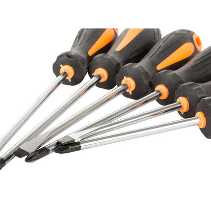 Set med skruvmejslar med magnet - 6 st. Stark