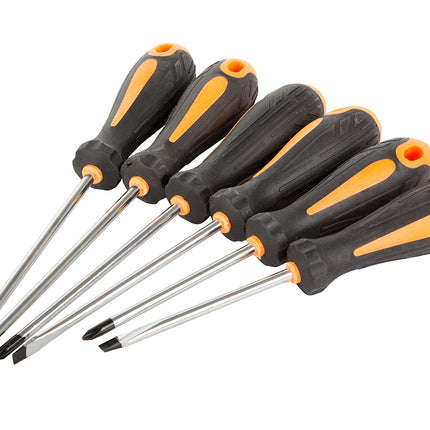 Set med skruvmejslar med magnet - 6 st. Stark