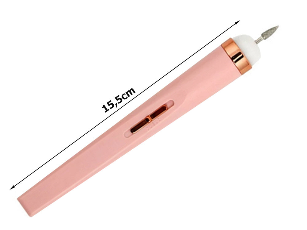 Trådlös nagelfil för manikyr och pedikyr med USB-laddning