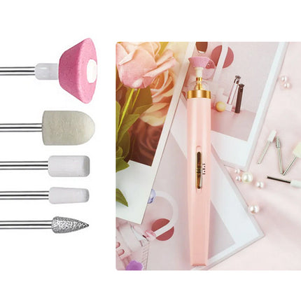 Trådløs Neglefil til Manicure og Pedicure med USB-Opladning
