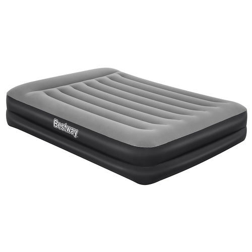 Dobbelt Luftmadras med Indbygget Pumpe & Pude 203x152x46 cm