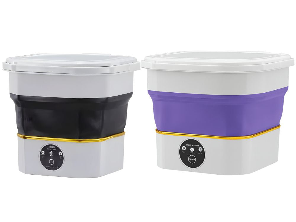 Mini Foldbar Rejsevaskemaskine 6L – Kompakt Vaskemaskine til Undertøj og Let Tøj