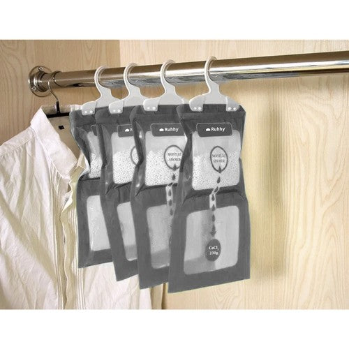 Fuktabsorberande Hängare för kläder och garderober - Avfuktare, avlägsna fukt - 5 st. Uppsättning