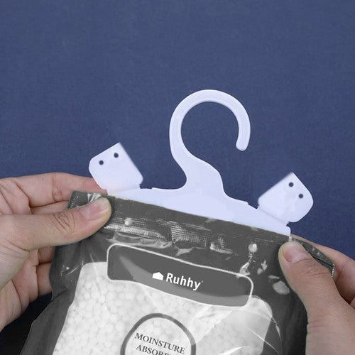 Fuktabsorberande Hängare för kläder och garderober - Avfuktare, avlägsna fukt - 5 st. Uppsättning