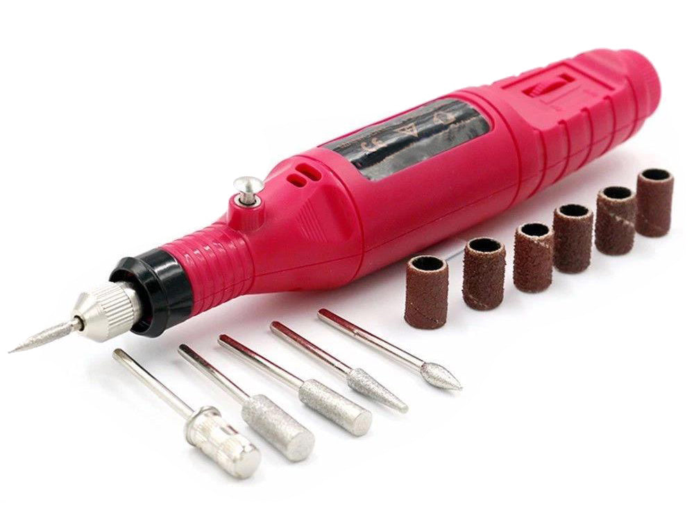 Elektrisk nagelfil för manikyr och pedikyr – Rosa