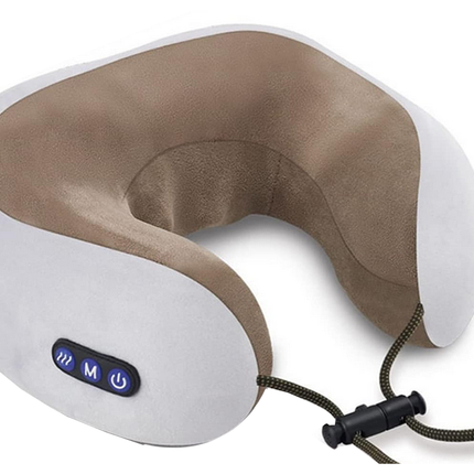 Blød nakkepude med Massage som bl.a kan bruges til rejsepude