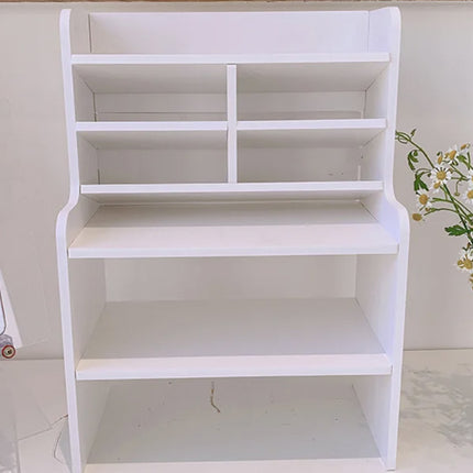 Skrivbordsarrangör med hyllor – praktisk förvaring för kontoret