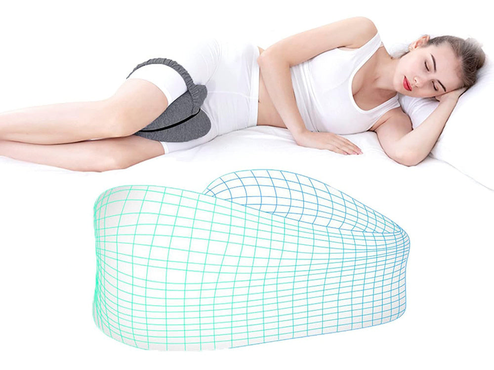 Knæpude med Memory Foam – Ergonomisk Benpude til Bedre Søvn