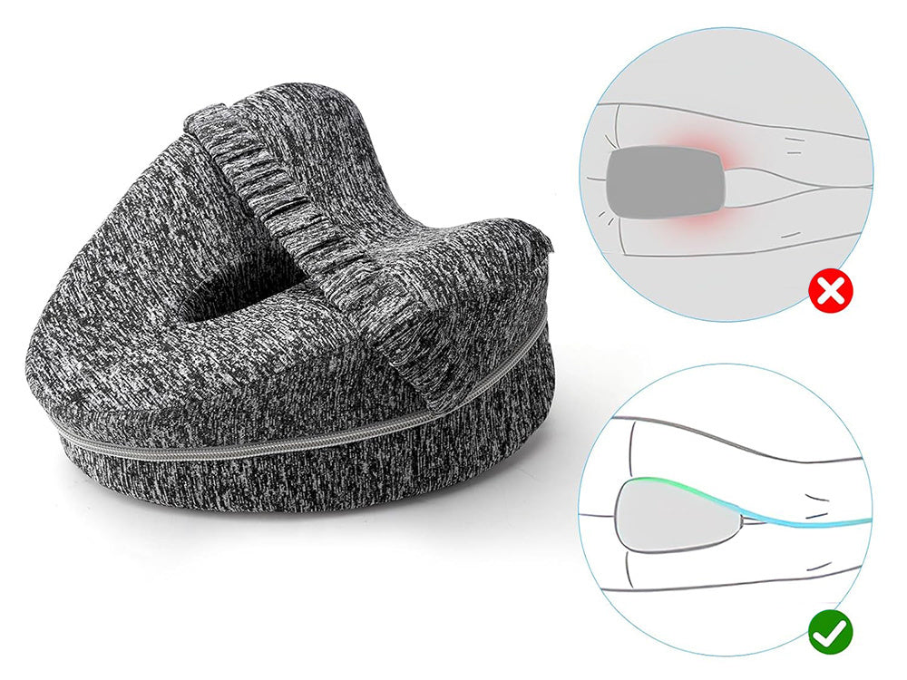 Knæpude med Memory Foam – Ergonomisk Benpude til Bedre Søvn