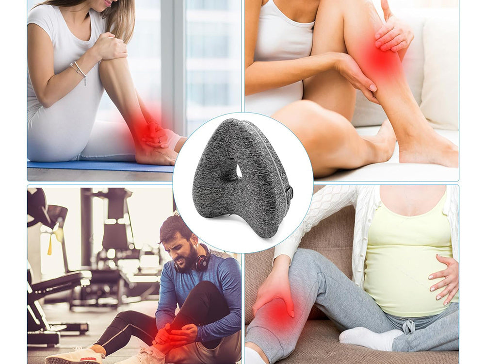 Knæpude med Memory Foam – Ergonomisk Benpude til Bedre Søvn