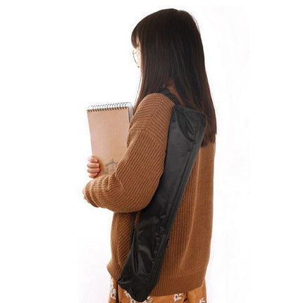 Male Staffeli, justerbart, i metal med bæretaske – Sort