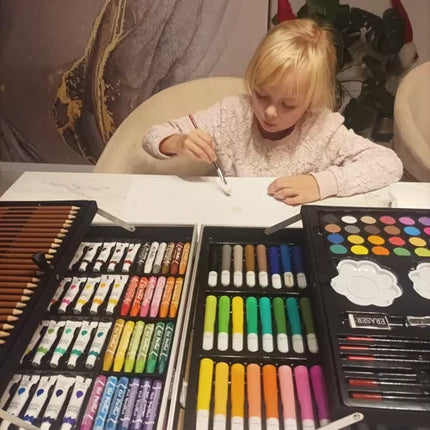 Malersæt – 144 Dele til kreative børn og unge