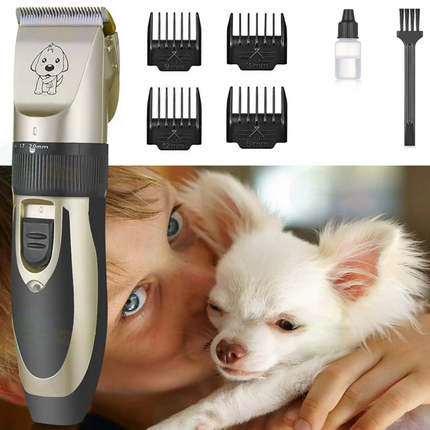Electric Clipper Set för husdjur - Perfekt för hundar och katter 