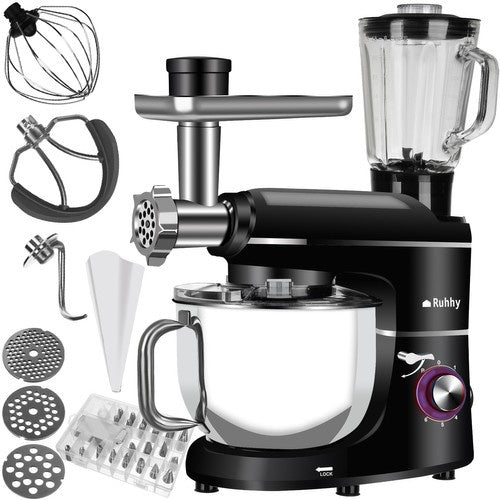 Köksmaskin 3-i-1 med Blender och Köttkvarn – 2200W