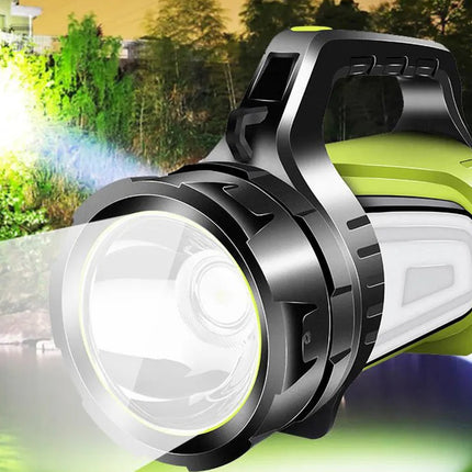 Ficklampa med Powerbank, mycket kraftfull.