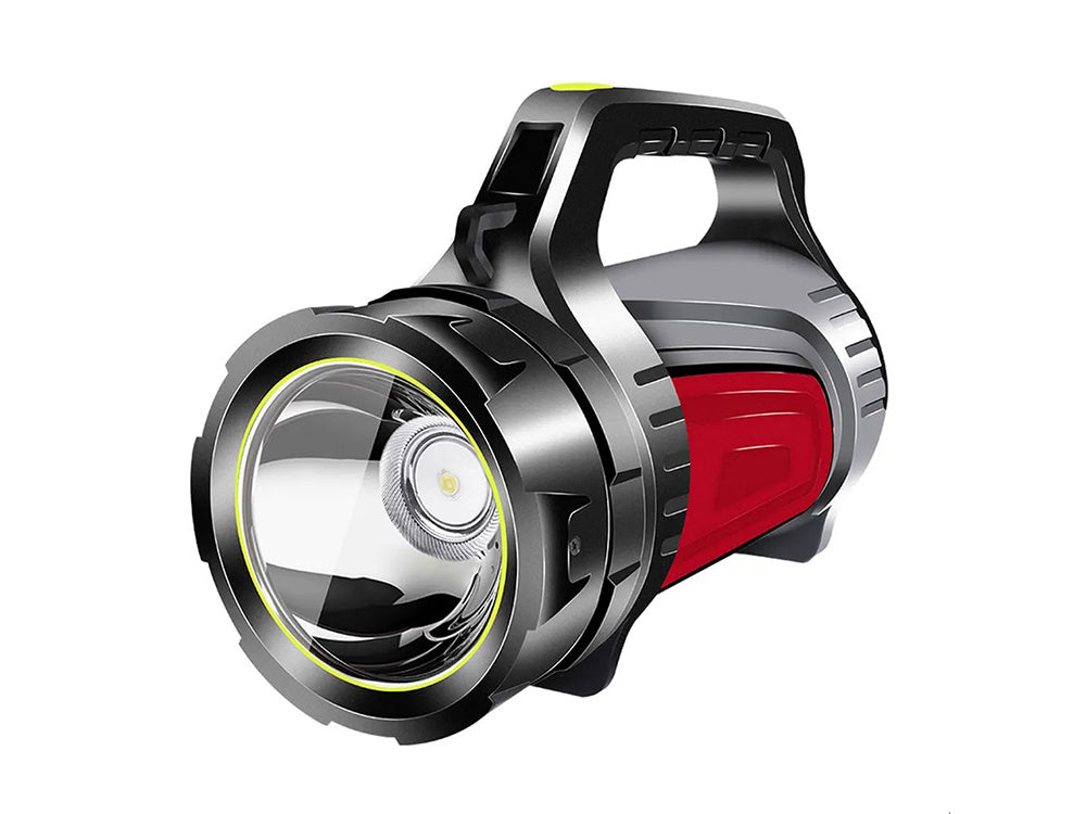 Lommelygte med  Power bank, meget kraftigt.