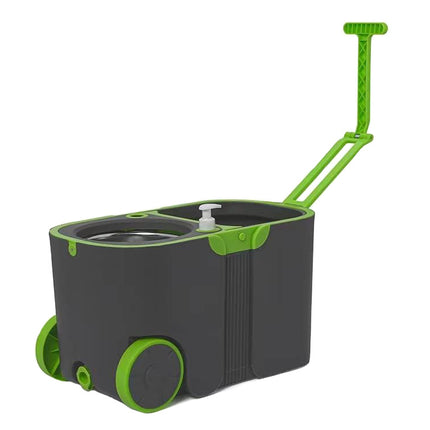 360 Roterende Moppe med Spand og 2x Mikrofiberpads - Din Allround Rengøringsløsning