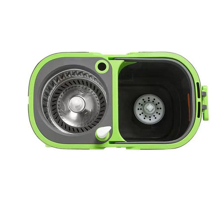 360 Roterende Moppe med Spand og 2x Mikrofiberpads - Din Allround Rengøringsløsning