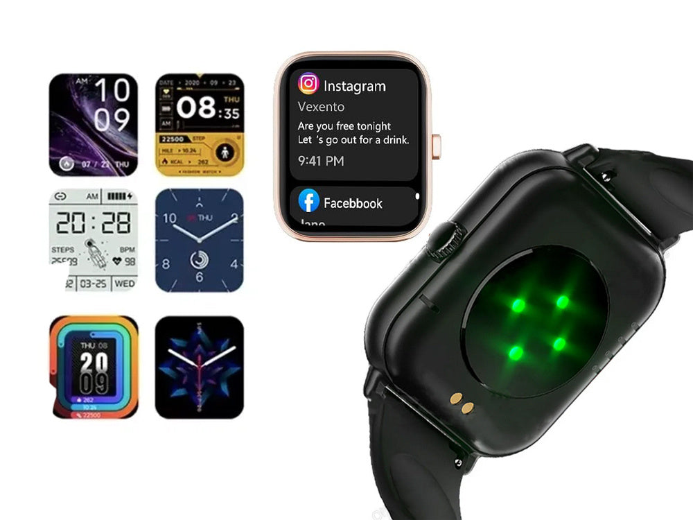 Smartwatch til kvinder og mænd – bluetooth opkald & sport