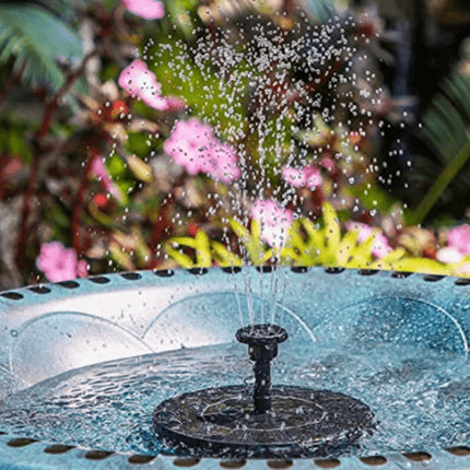 Soldriven flytande fontän för trädgården