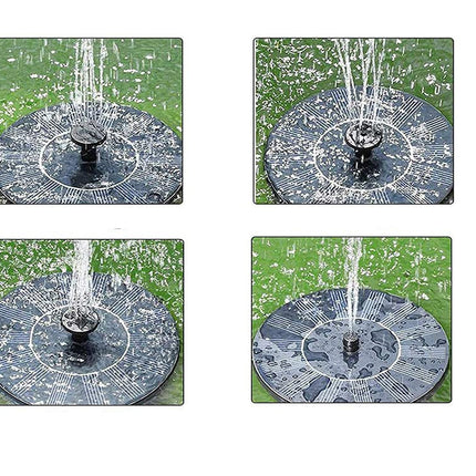 Soldriven flytande fontän för trädgården