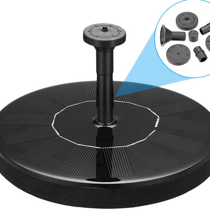 Soldriven flytande fontän för trädgården