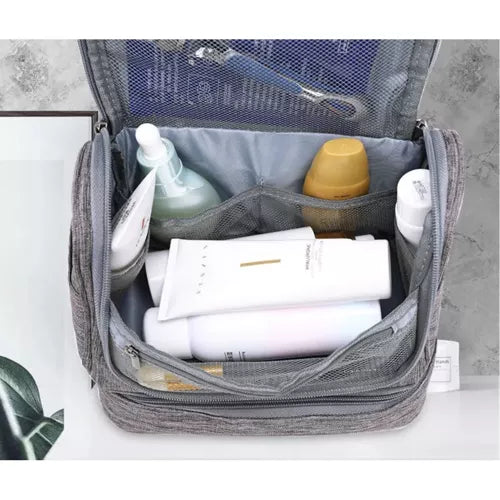 Rejse Toilettaske med Flere Rum - Ideel til Både Mænd og Kvinder - 3 farver