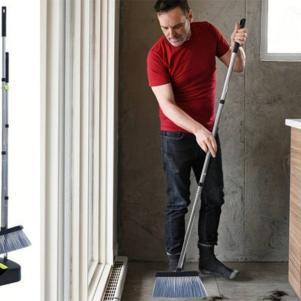 Kvast och sopbricka - justerbar, ergonomisk och effektiv rengöring