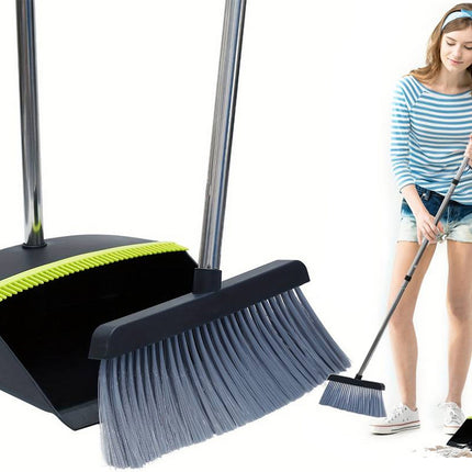 Kvast och sopbricka - justerbar, ergonomisk och effektiv rengöring