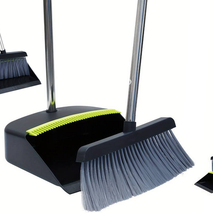 Kvast och sopbricka - justerbar, ergonomisk och effektiv rengöring