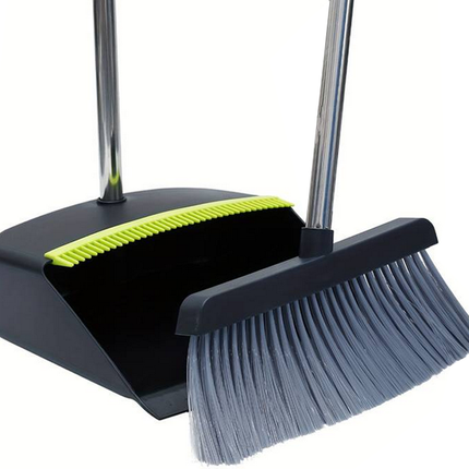 Kvast och sopbricka - justerbar, ergonomisk och effektiv rengöring