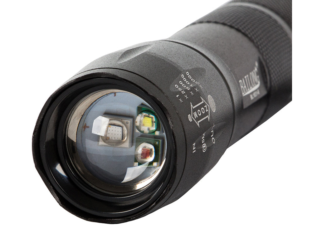 Krafitg LED Lommelygte med Zoom - Genopladelig