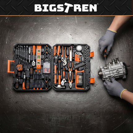 168-delt Professionelt Værktøjssæt med Kuffert – Alt-i-én til Hjem, Værksted og Bil
