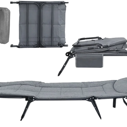 Solsäng med klädsel - STARKT MINSKAD i hopfällbar design