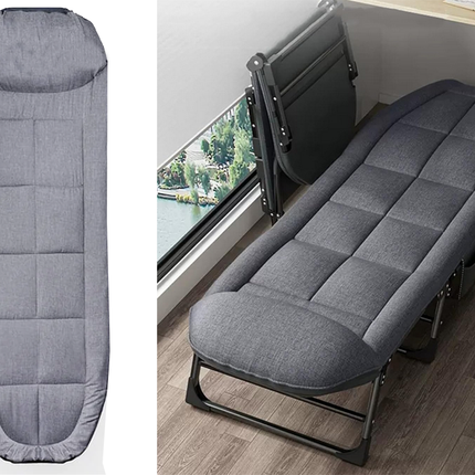 Solsäng med klädsel - STARKT MINSKAD i hopfällbar design