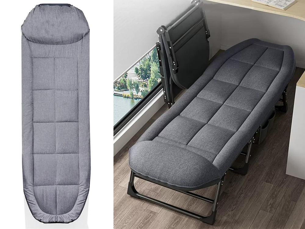 Solsäng med Vaddering - KRAFTIGT RABATTERAD i Hopfällbar Design