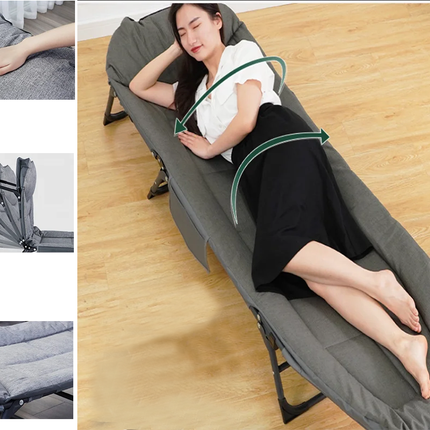 Solsäng med klädsel - STARKT MINSKAD i hopfällbar design