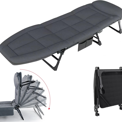 Solsäng med klädsel - STARKT MINSKAD i hopfällbar design
