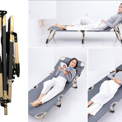 Sammenklappelig Solseng/Day bed/Campingseng – Justerbar & Stabil