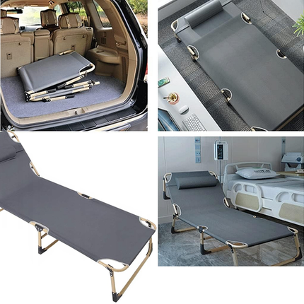 Sammenklappelig Solseng/Day bed/Campingseng – Justerbar & Stabil