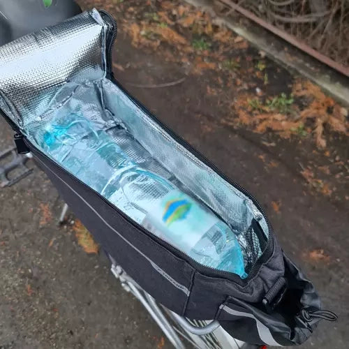 Termotaske til cykelbagagebærer 9L – Isoleret cykeltaske med skulderrem