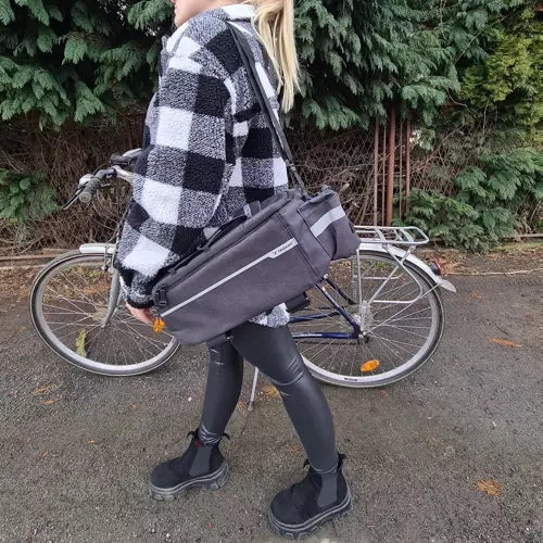 Termotaske til cykelbagagebærer 9L – Isoleret cykeltaske med skulderrem