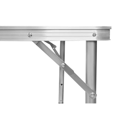 Campingset med ställbart bord och 4 stolar 