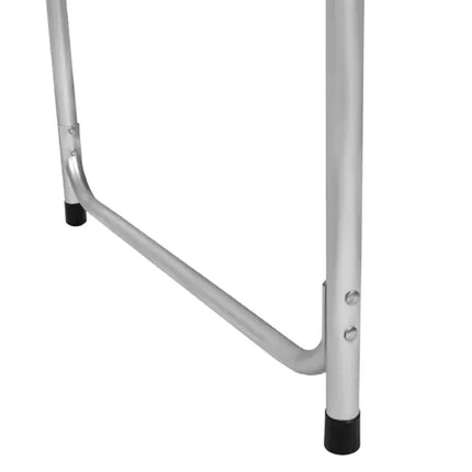 Campingset med ställbart bord och 4 stolar 