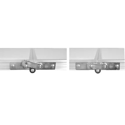 Campingset med ställbart bord och 4 stolar 