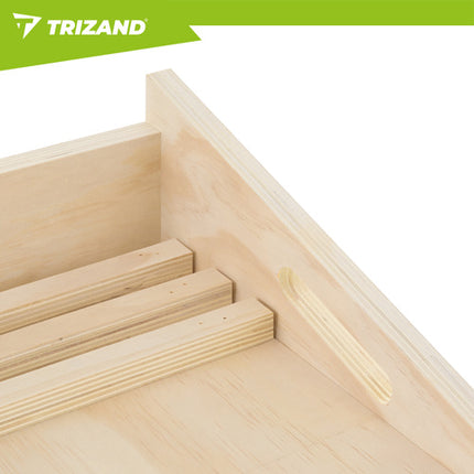 Træ Skrå bræt til Lægstræk Justerbar – Med Træningsplan